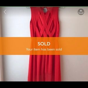 Women’s Sleeveless Lattice Back Dress Size Medium